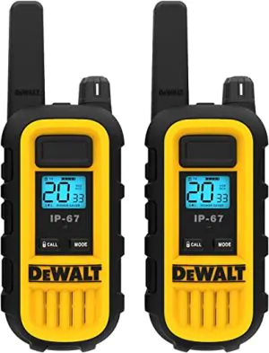 DEWALT Heavy Duty Walkie Talkies 239