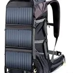 External Frame Solar Hiking Backpack 3