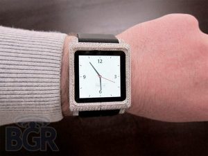 ZShock Lunatik iPod nano watch comes encrusted with diamonds 9