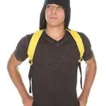 Where does he get those wonderful toys? Introducing the Batman backpack, cowl included 15
