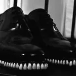 Just in time for Halloween, shoes made from human dentures 4 Just in time for Halloween, shoes made from human dentures 3