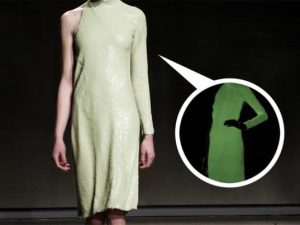 Halston's sequin gown is a glow in the dark affair 8