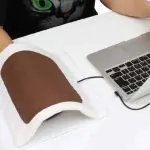 This heated mousepad keeps your mouse moving and your hands warm 2