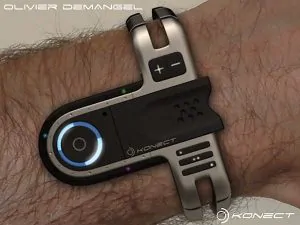 Konect USB watch concept made by artist Oliver Demangel 13