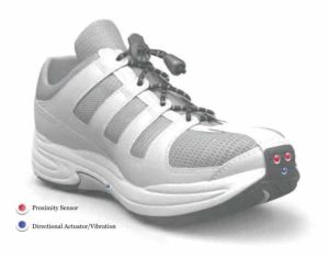 Le Chal Haptic Shoe for the Blind 1