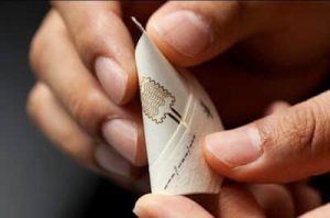 MC10's stretchable skin does what regular skin doesn't, monitors your health 10