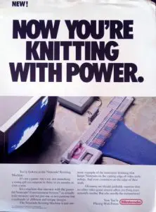 Crunchwear Classics - Nintendo almost released a knitting add-on for the NES 13