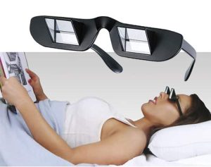 Prism Glasses let you comfortably read or watch TV while laying down 6