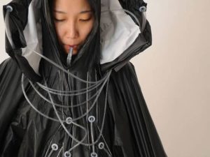 Raincatch raincoat turns rain into clean drinking water on the go 6