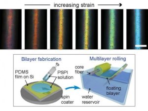 Scientists create fiber that changes color when stretched 1