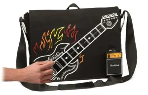 ThinkGeek's Electric Guitar Bag is a playable, functional rock monster 10