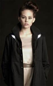 Vega One LED dress coat designed by Angella Mackey 2