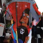 LED TV lab coat is a wearable video display 18